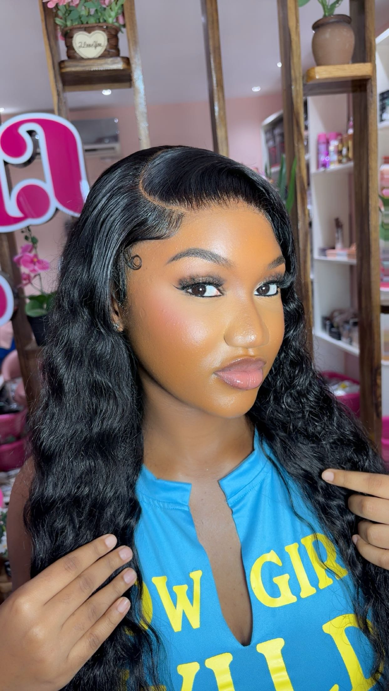 Frontal installation (Water curl)